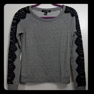Like New Lace Sweatshirt